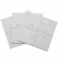 Inovart 4 x 4 in. Lil Ones Blank Puzzles - 4 Piece - 24 Per Pack 2756